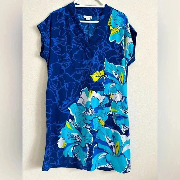 Liz Claiborne Sleeveless Floral Dress Large - Picture 2 of 7